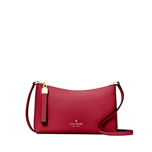 New Kate Spade Sadie Crossbody Saffiano Leather Red Jam - Picture 5 of 5